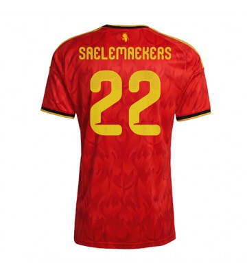 Belgien Alexis Saelemaekers #22 Replika Hemmatröja VM 2026 Kortärmad